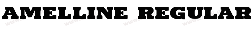 Amelline Regular字体转换